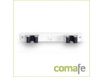 Colgador 2escobas 3033/2 bl.1p