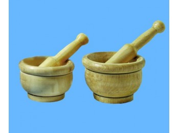 Mortero madera c/m 10 cm.