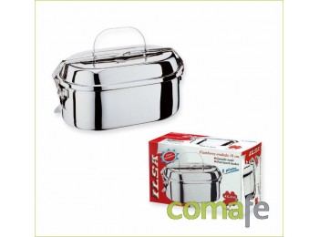 Fiambrera inox rect.18 cm.5111