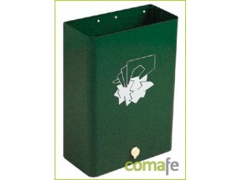 Papelera ´btv´ n.1 verde oscu.