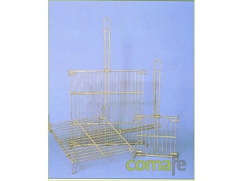 Parrilla doble cromo 40 x 40