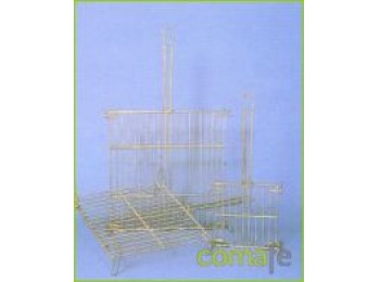 Parrilla doble cromo 50 x 50