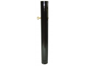 Tubo c/lla.esmalt.negro 120 mm