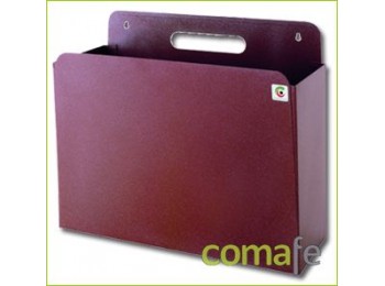 Papelera metal.p-28 marron