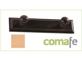 Percha madera pared lac.nat.2p