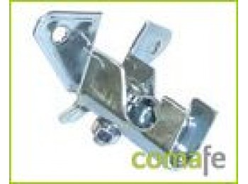 Soporte techo cromo blist.3 pz