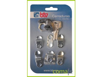 Cerradura-1 cromo kit 60001