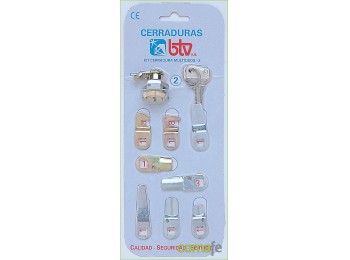 Cerradura-2 oro kit 60004