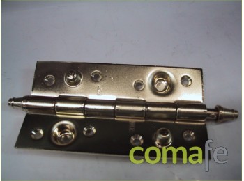 Bisagra 150x80 cromo-oro r-344