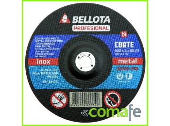 Disco corte metal bel 230x3x22
