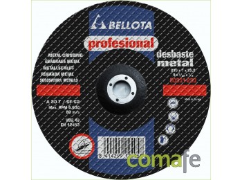 Disco desba metal bel 125x7x22