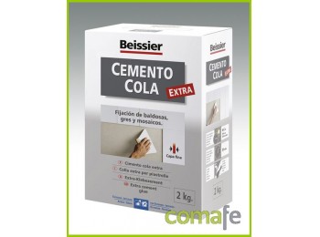 Cemento cola gris polvo beissi