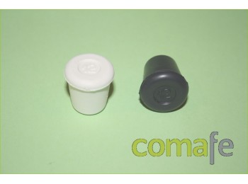 Contera plast.red.negra 12mm.