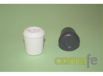 Contera plast.red.blanca 20mm.