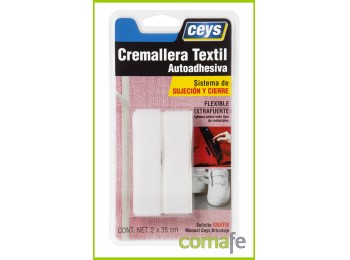 Cremallera textil blan.501106