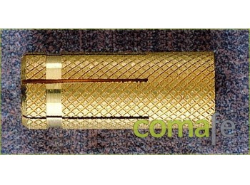 Taco metalico laton  m 6