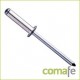 Remache aluminio 4x18 500pzs
