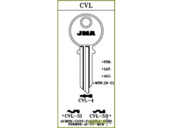 Llave aluminio cvl-5d rojo