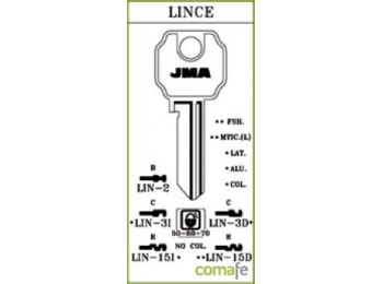 Llave aluminio lin-15d lila