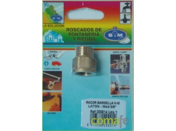 Racor marsella h-m 3/8 200014