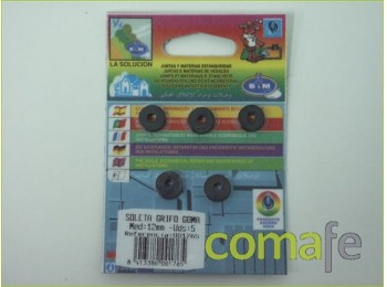 Soleta grifos 12mm.5ud.001765