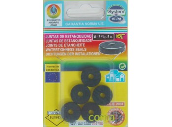 Soleta grifos 18mm.5ud.001796