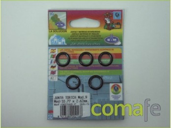Junta torica 9-5 uds. 002168