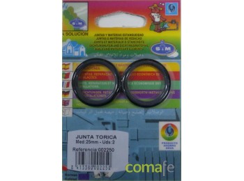 Junta torica 25-2 uds. 002250