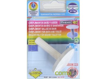 Roseta ciega abs blanca 321252