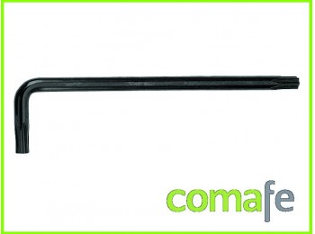 Llave acodada pavonada torx t-