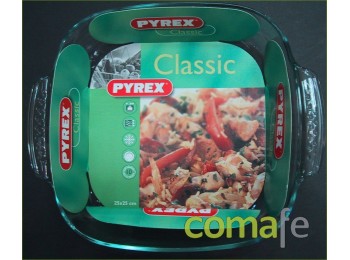 Fuente cuadrad.25 cm.227 pyrex