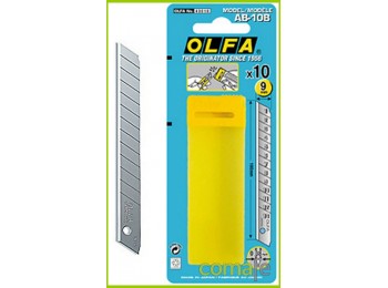 Cuchilla 9x80mm.ab-10b (10 pz)
