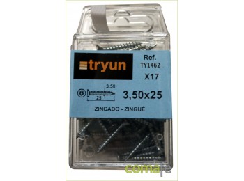 Tornillo agl.c/p.z. 3,5x25 245