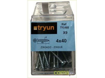 Tornillo agl.c/p.z. 04x40 2454