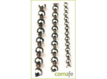 Cadena bolas cr.50m.4 mm.rf.10