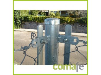 Poste escuadra s/brazo zin.1mt