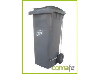 Contenedor plas.c/r+pedal 120l