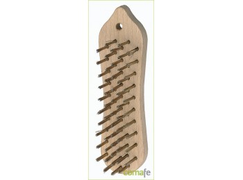 Cepillo manual acero latonado