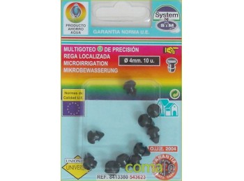 Tapon t.goteros 4mm.10p.543623