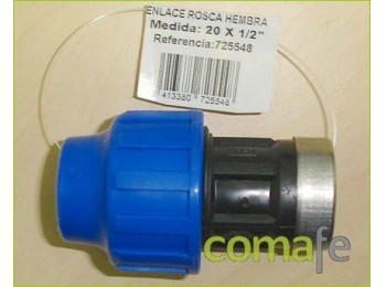 Enlace r.hembra 20x1/2 725548