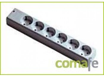 Base multiple 6 tomas s/cable