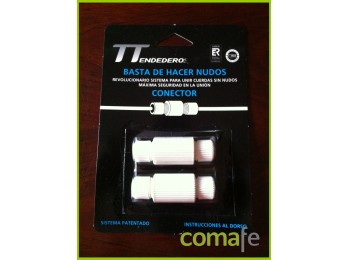 Conector de cuerda blister 2pz