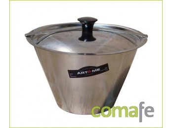 Flanero con tapa inox 18 3551