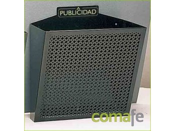 Cesta publicidad negro e-2311