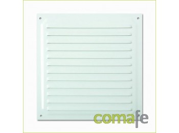 Rejilla blanca plana 20x20 164