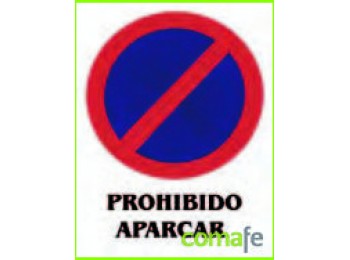 Cartel pvc prohibi.aparcar 248