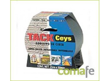 Cinta americana tack 25mt.plat