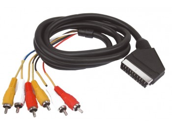 Euroconector+6rca 1,5m av-925e