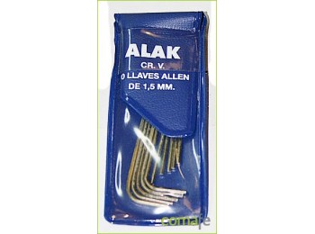 Llave allen niquel 1,5 d-911cv