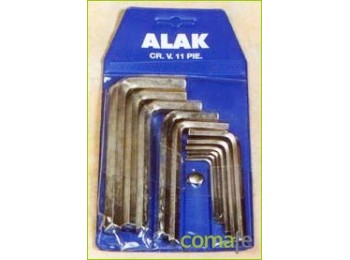 Llave allen nique.10pz cv 2a10